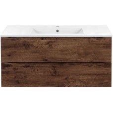 Тумба под раковину Vincea Mia 100 VMC-2MC100RW подвесная R.Wood