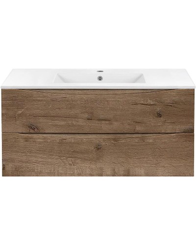 Тумба под раковину Vincea Mia 100 VMC-2MC100VO подвесная V.Oak