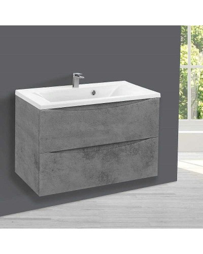 Тумба под раковину Vincea Mia 75 VMC-2MA750BT подвесная Beton