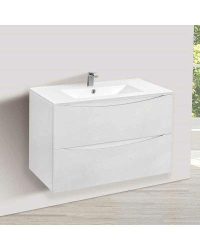 Тумба под раковину Vincea Mia 75 VMC-2MA750GW подвесная G.White