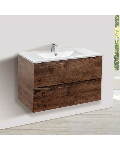 Тумба под раковину Vincea Mia 75 VMC-2MA750RW подвесная R.Wood