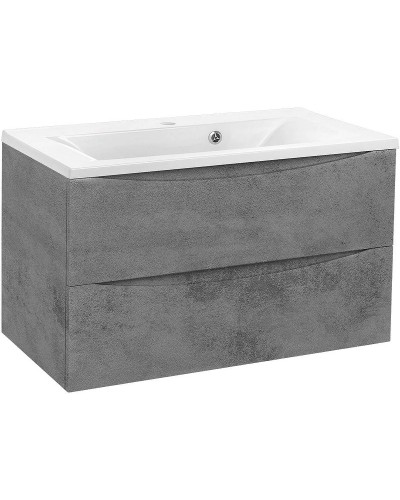 Тумба под раковину Vincea Mia 80 VMC-2MA800BT подвесная Beton