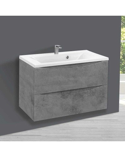 Тумба под раковину Vincea Mia 80 VMC-2MA800BT подвесная Beton