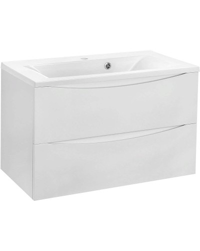 Тумба под раковину Vincea Mia 80 VMC-2MA800GW подвесная G.White