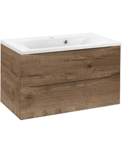 Тумба под раковину Vincea Mia 80 VMC-2MA800VO подвесная V.Oak
