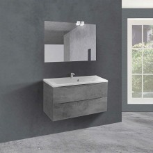 Тумба под раковину Vincea Mia 90 VMC-2MA900BT подвесная Beton