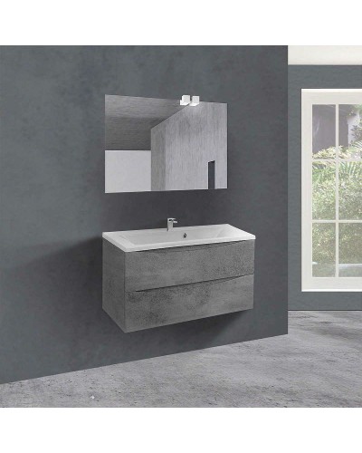 Тумба под раковину Vincea Mia 90 VMC-2MA900BT подвесная Beton