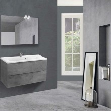 Тумба под раковину Vincea Mia 90 VMC-2MA900BT подвесная Beton