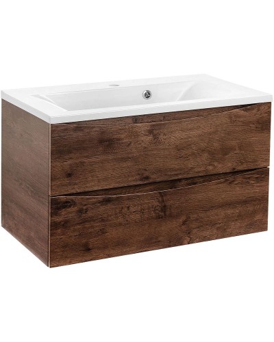 Тумба под раковину Vincea Mia 90 VMC-2MA900RW подвесная R.Wood