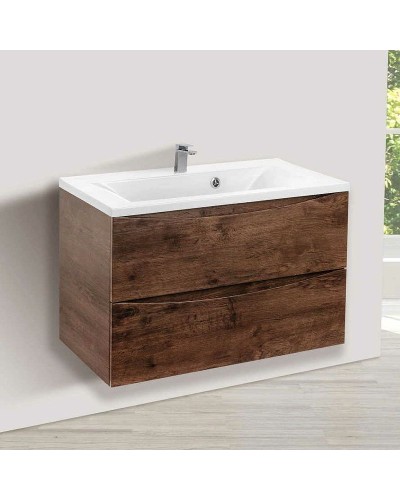 Тумба под раковину Vincea Mia 90 VMC-2MA900RW подвесная R.Wood