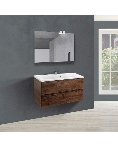 Тумба под раковину Vincea Mia 90 VMC-2MA900RW подвесная R.Wood