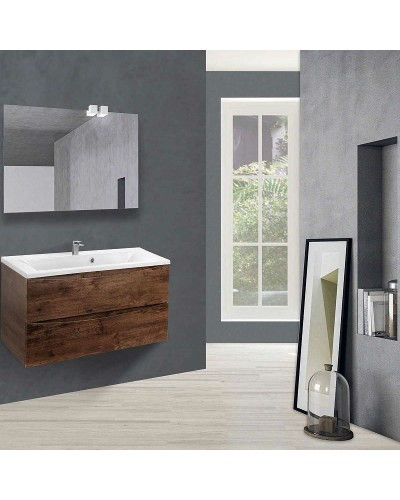 Тумба под раковину Vincea Mia 90 VMC-2MA900RW подвесная R.Wood