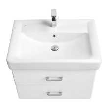 Тумба под раковину Aquaton Америна 67 1A137601AM010 подвесная Белая глянцевая