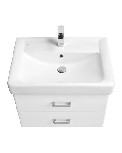 Тумба под раковину Aquaton Америна 67 1A137601AM010 подвесная Белая глянцевая