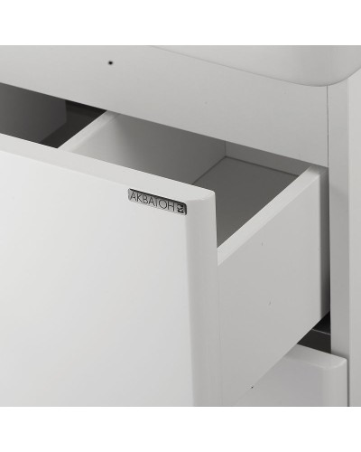 Тумба под раковину Aquaton Америна 67 1A137601AM010 подвесная Белая глянцевая