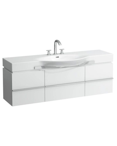 Тумба белый матовый 149,3 см 1 ящик, 2 дверцы Laufen Case 4.0135.1.075.463.1