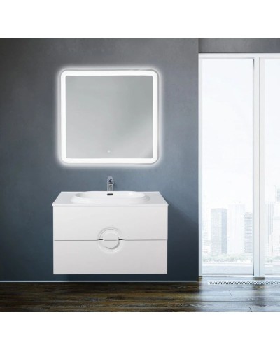 Тумба Bianco Lucido 80 см BelBagno Onda ONDA-800-2C-SO-BL