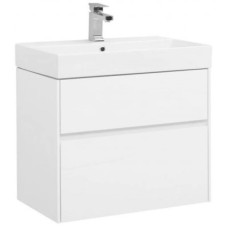 Тумба белый глянец 69,5 см Aquanet Бруклин 00203959