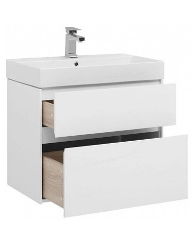 Тумба белый глянец 69,5 см Aquanet Бруклин 00203959