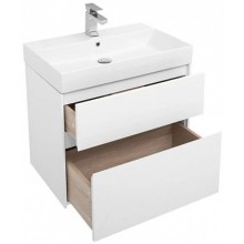 Тумба белый глянец 69,5 см Aquanet Бруклин 00203959