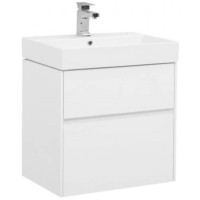 Тумба белый глянец 59,5 см Aquanet Бруклин 00203958