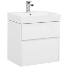 Тумба белый глянец 59,5 см Aquanet Бруклин 00203958