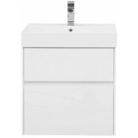 Тумба белый глянец 59,5 см Aquanet Бруклин 00203958