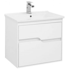 Тумба белый глянец 62 см Aquanet Модена 00198485