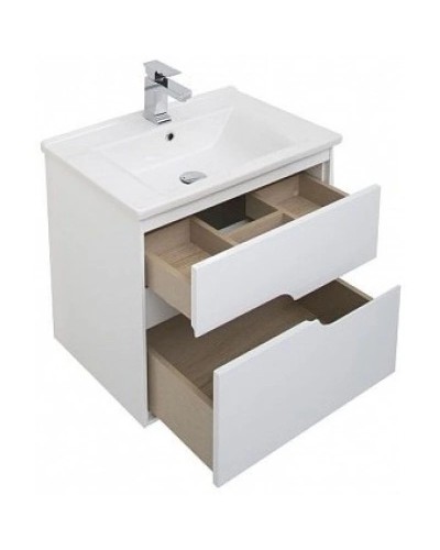 Тумба белый глянец 62 см Aquanet Модена 00198485