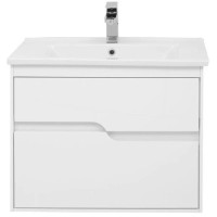 Тумба белый глянец 72 см Aquanet Модена 00198486