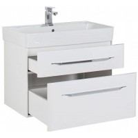 Тумба белый глянец 78,7 см Aquanet Виченца 00196963