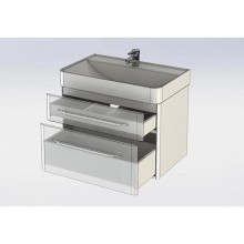 Тумба белый глянец 78,7 см Aquanet Виченца 00196963