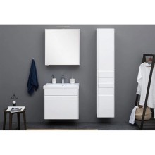 Тумба белый глянец 69 см Aquanet Палермо 00203938