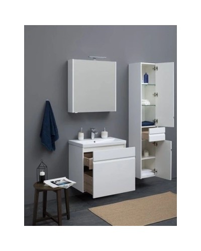 Тумба белый глянец 69 см Aquanet Палермо 00203938