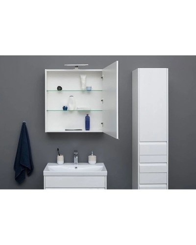 Тумба белый глянец 69 см Aquanet Палермо 00203938