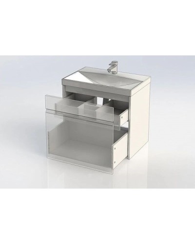 Тумба белый глянец 69 см Aquanet Палермо 00203938