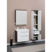 Тумба эвкалипт мистери/белый глянец 69,5 см Aquanet Фостер 00202064