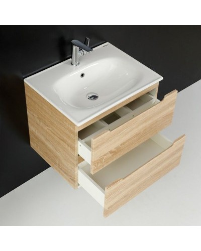 Тумба под раковину BelBagno Etna 60 ETNA-600-2C-SO-WO-P подвесная Rovere Bianco