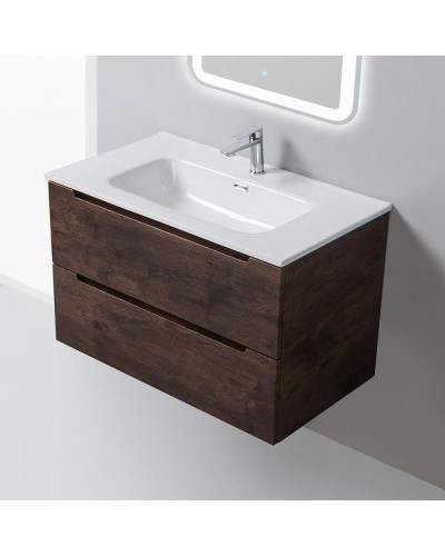 Тумба под раковину BelBagno Etna 80 ETNA-800-2C-SO-RW-P подвесная Rovere Moro