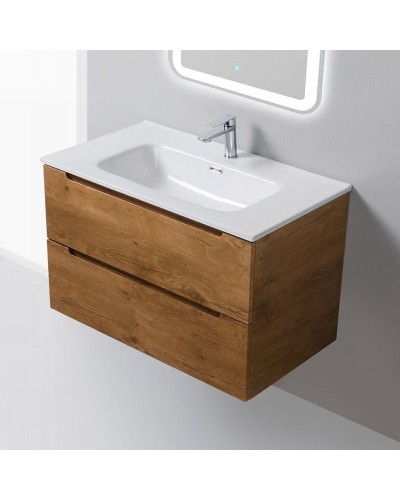 Тумба под раковину BelBagno Etna 80 ETNA-800-2C-SO-RN-P подвесная Rovere Nature
