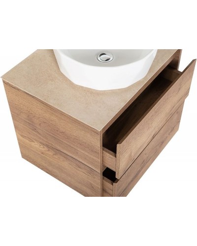 Тумба под раковину BelBagno Kraft 60 KRAFT-600-2C-SO-RT подвесная Rovere Tabacco