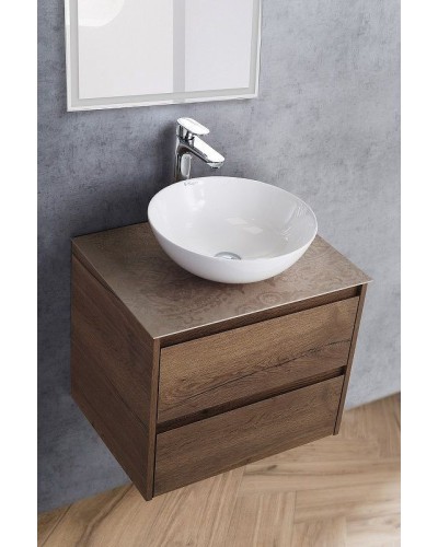 Тумба под раковину BelBagno Kraft 60 KRAFT-600-2C-SO-RT подвесная Rovere Tabacco