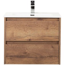 Тумба под раковину BelBagno Kraft 60 KRAFT-600-2C-SO-RT подвесная Rovere Tabacco