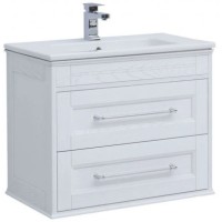 Тумба белый ясень 77 см Aquanet Бостон 00206551