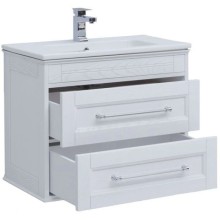 Тумба белый ясень 77 см Aquanet Бостон 00206551