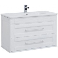 Тумба белый ясень 99,6 см Aquanet Бостон 00206549