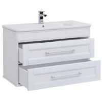 Тумба белый ясень 99,6 см Aquanet Бостон 00206549