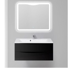 Тумба под раковину BelBagno Marino 100 MARINO-1000-2C-SO-NL-P подвесная Nero Lucido