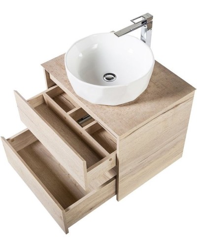 Тумба под раковину BelBagno Kraft 60 KRAFT-600-2C-SO-RGB подвесная Rovere Galifax Bianco