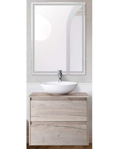 Тумба под раковину BelBagno Kraft 60 KRAFT-600-2C-SO-RGB подвесная Rovere Galifax Bianco